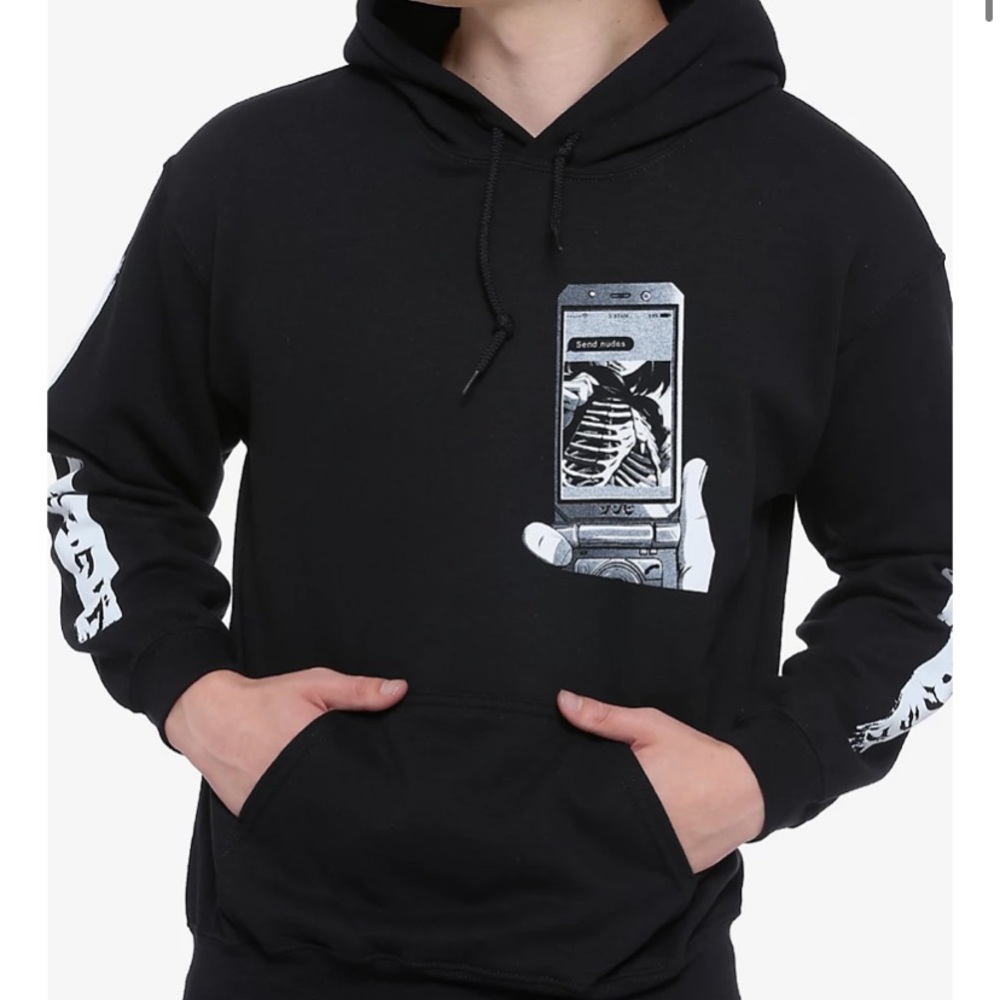 Hot topic Zombie Makeout club hoodie